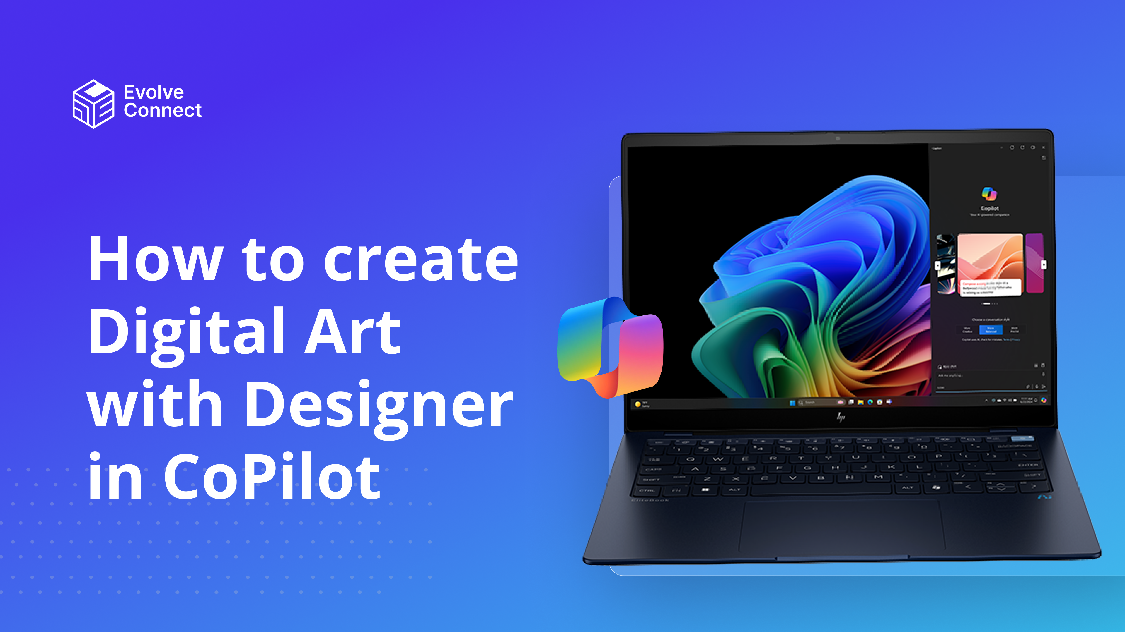 How to create digital art with designer in Copilot